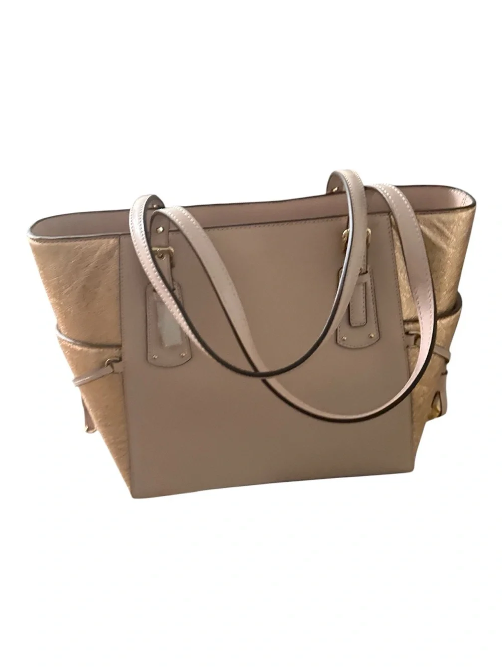 Michael Kors Pink and RoseGold Tote Bag